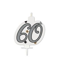 Decorata Milestone - Birthday Candle "60" - 95633