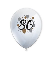 Decorata Milestone - Printed Latex Balloons "80" - 95643