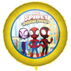 Marvel's Spidey and his amazing friends - Round Foil Balloon 46cm - 95670