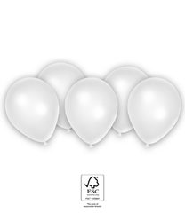 FSC Balloons - FSC Metallic Pastel Balloons White - 95957