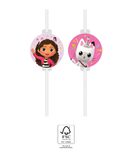 Gabby's Dollhouse - FSC Medallion Paper Drinking Straws - 96194