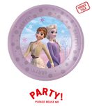 Frozen 2 Wind Spirit - Party Reusable Plates 21cm 4pcs - 96269