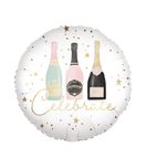 Decorated Foil Balloons - "Celebrate" Foil Balloon Round 46cm - 96377