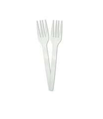Decorata Reusable Products - Reusable White Forks - 96393