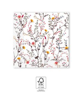 Napkin Designs - FSC 3-Ply Paper Napkins 25x25cm Modern Branches - 96431