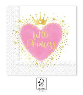 My Little Princess - FSC Two-Ply Paper Napkins 33x33cm - 96478