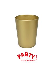 Decorata Reusable Products - Reusable Cup 250ml Gold - 96484