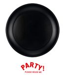 Decorata Reusable Products - Reusable Plate 21cm Black Colour - 96494