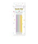 My Little Princess - Birthday Pastel Candles 14,5cm with holders - FSC Paper Box - 96500