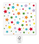 Multicolour Bright Stars - FSC Two-Ply Paper Napkins 33x33cm - 96507