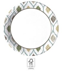 Seasonal Patterns - FSC Paper Plates Next Generation Large 23cm - 96552