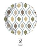 Seasonal Patterns - FSC Paper Plates Next Generation Medium 20cm - 96553