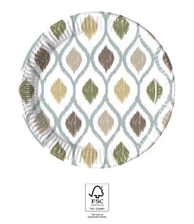 Seasonal Patterns - FSC Paper Plates Next Generation Medium 20cm - 96553
