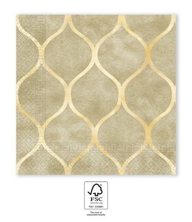 Seasonal Patterns - FSC Three-Ply Paper Napkins 33x33cm - 96559