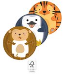 ZOO - FSC Paper Plates Next Generation Large 23cm (3 mixed designs) - 96598
