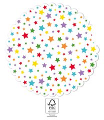 Multicolour Bright Stars - FSC Cake Base 29cm - 96610