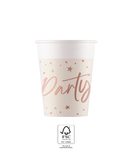 Rose Gold Party - FSC Paper Cups 200ml - 96630