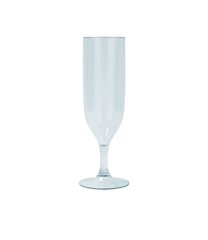 Decorata Reusable Products - Reusable Semi-Tranparent Light Blue Champagne Glasses - 96649