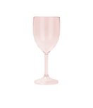 Decorata Reusable Products - Reusable Semi-Tranparent Rose Gold Wine Glasses - 96656
