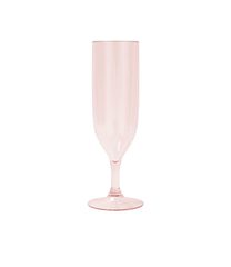 Decorata Reusable Products - Reusable Semi-Tranparent Rose Gold Champagne Glasses - 96661