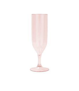 Decorata Reusable Products - Reusable Semi-Tranparent Rose Gold Champagne Glasses - 96661