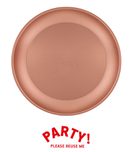 Decorata Reusable Products - Reusable Plate 21cm Rose Gold - 96679