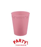 Decorata Reusable Party Products - Party Reusable Cup 250ml Pink Pastel - 96708