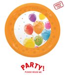Kokliko Sparkling Balloons - Party Reusable Plate 21cm 4pcs - 96747