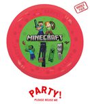 Minecraft Party - Party Reusable Plate 21cm 4pcs - 96756