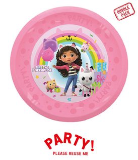 Gabby's Dollhouse - Party Reusable Plate 21cm 4pcs - 96761
