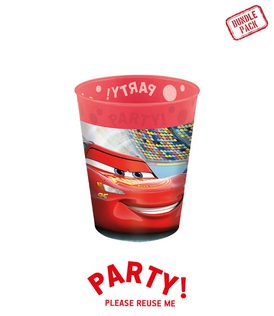 Cars 3 - Party Reusable Cup 250ml 4pcs - 96782