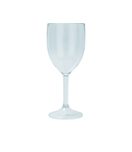 Decorata Reusable Products - Reusable Semi-Tranparent Light Blue Wine Glasses - 96785