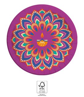 Diwali - FSC Deep Paper Plates Next Generation Large 21cm - 96786
