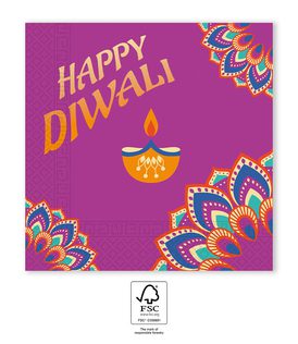 Diwali - FSC Two-Ply Paper Napkins 33x33cm - 96788