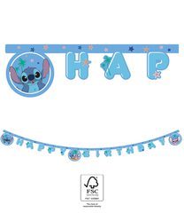 Stitch & Angel - FSC "Happy Birthday" Die-Cut Paper Banner - 96912