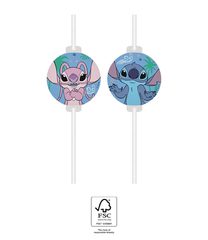Stitch & Angel - FSC Medallion Paper Drinking Straws - 96919