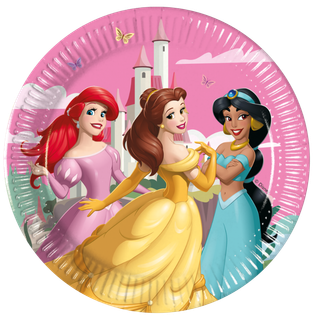 Princess Create Your World - Paper Plates 20 cm. FSC. - 97254