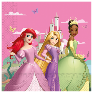 Princess Create Your World - Two-Ply Paper Napkins 33x33 cm. FSC. - 97256