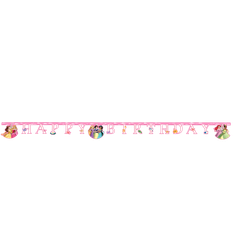 Princess Create Your World - "Happy Birthday" Letter Banner 2 m. FSC. - 97259