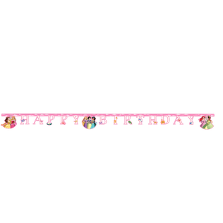 Princess Create Your World - "Happy Birthday" Letter Banner 2 m. FSC. - 97259