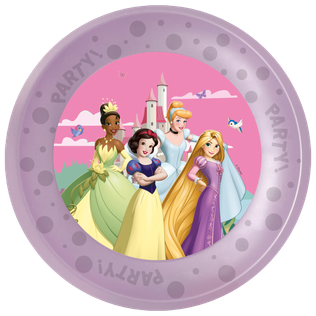 Princess Create Your World - Party Reusable Plates 21cm 4pcs - 97265