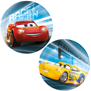 Cars Victory is Mine - FSC Paper Plates Next Generation Medium 20 cm (Mixed 2 Designs) - 97284