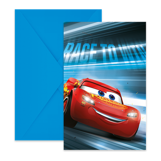 Cars Victory is Mine - FSC Invitations & Envelopes - 97294