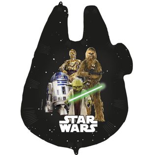 Star Wars Galaxy - Shaped Super Size Foil Balloon 101x84cm - 97484