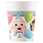 Cocomelon Birthday - Paper Cups 200 ml FSC. - 97878