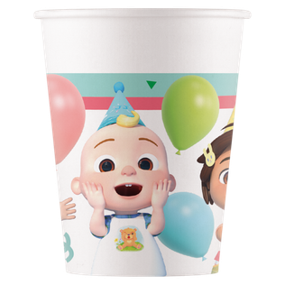 Cocomelon Birthday - Paper Cups 200 ml FSC. - 97878