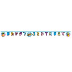 Stumble Guys - FSC "Happy Birthday" Die-Cut Paper Banner - 97944