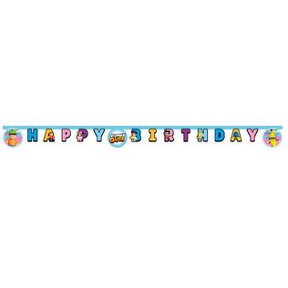 Stumble Guys - FSC "Happy Birthday" Die-Cut Paper Banner - 97944