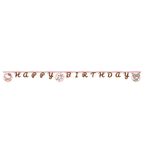 - FSC "Happy Birthday" Die-Cut Paper Banner - 98235