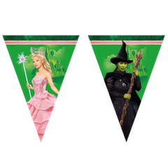 - FSC Paper Triangle Flag Banner (9 flags) - 98290